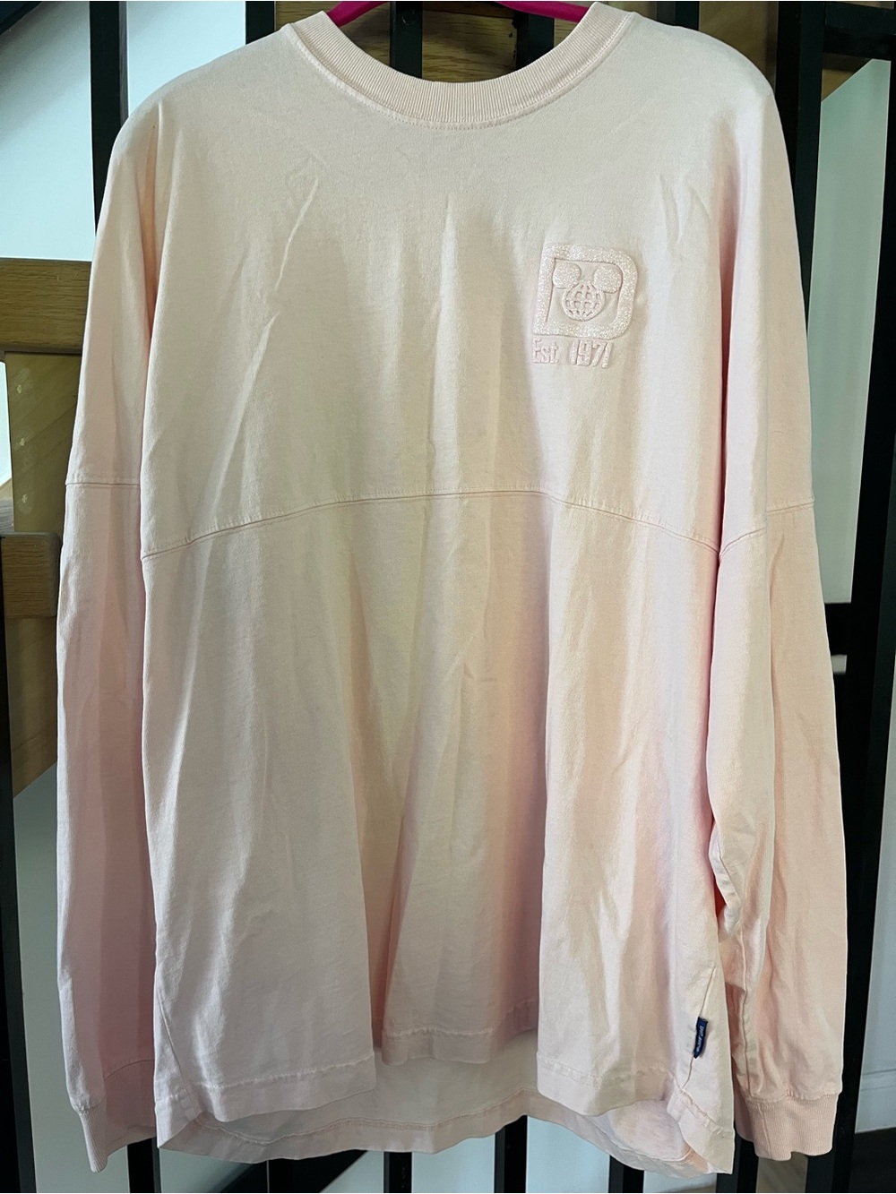 Walt Disney World Pink Sparkle Spirit Jersey Size Large